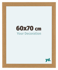 Como MDF Cornice 60x70cm Faggio Davanti Dimensione | Yourdecoration.it