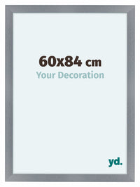 Como MDF Cornice 60x84cm Alluminio Spazzolato Davanti Dimensione | Yourdecoration.it