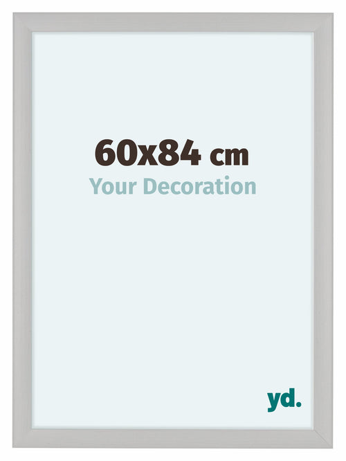 Como MDF Cornice 60x84cm Bianco Grana Di Legno Davanti Dimensione | Yourdecoration.it