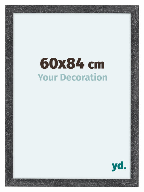 Como MDF Cornice 60x84cm Grigio Spazzato Davanti Dimensione | Yourdecoration.it