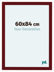 Como MDF Cornice 60x84cm Vino Rosso Spazzato Davanti Dimensione | Yourdecoration.it