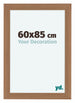 Como MDF Cornice 60x85cm Noce Chiaro Davanti Dimensione | Yourdecoration.it