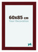 Como MDF Cornice 60x85cm Vino Rosso Spazzato Davanti Dimensione | Yourdecoration.it