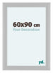 Como MDF Cornice 60x90cm Bianco Opaco Davanti Dimensione | Yourdecoration.it