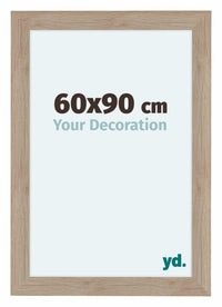 Como MDF Cornice 60x90cm Quercia Chiaro Davanti Dimensione | Yourdecoration.it