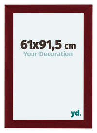 Como MDF Cornice 61x91 5cm Vino Rosso Spazzato Davanti Dimensione | Yourdecoration.it
