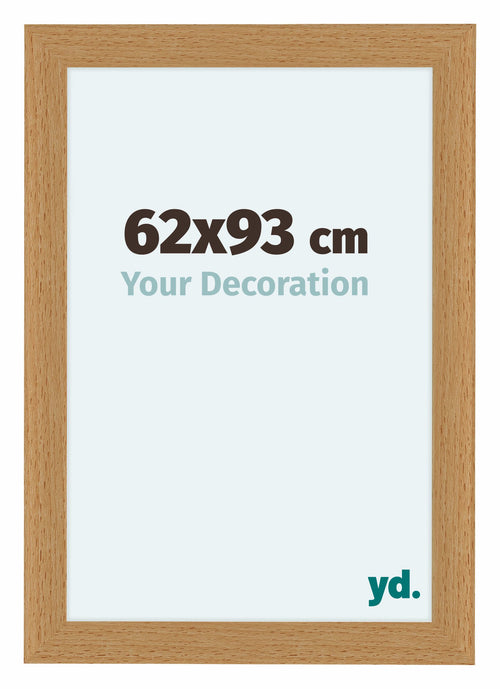 Como MDF Cornice 62x93cm Faggio Davanti Dimensione | Yourdecoration.it