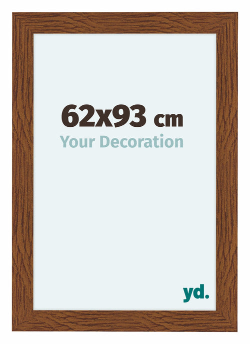 Como MDF Cornice 62x93cm Quercia Rustico Davanti Dimensione | Yourdecoration.it