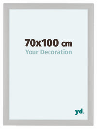 Como MDF Cornice 70x100cm Bianco Grana Di Legno Davanti Dimensione | Yourdecoration.it