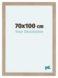 Como MDF Cornice 70x100cm Quercia Chiaro Davanti Dimensione | Yourdecoration.it
