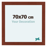 Como MDF Cornice 70x70cm Ciliegie Davanti Dimensione | Yourdecoration.it