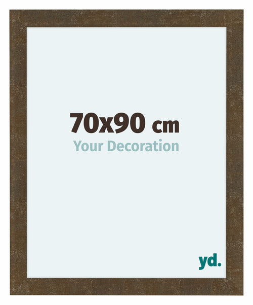 Como MDF Cornice 70x90cm Oro Antico Davanti Dimensione | Yourdecoration.it