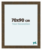 Como MDF Cornice 70x90cm Oro Antico Davanti Dimensione | Yourdecoration.it
