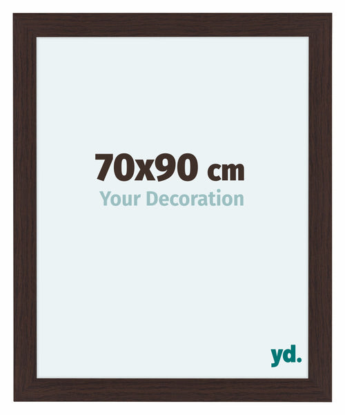 Como MDF Cornice 70x90cm Quercia Scura Davanti Dimensione | Yourdecoration.it