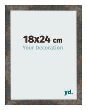 Cornice 18x24 cm Metallo Ossidato MDF Bologna Davanti Dimensione | Yourdecoration.it
