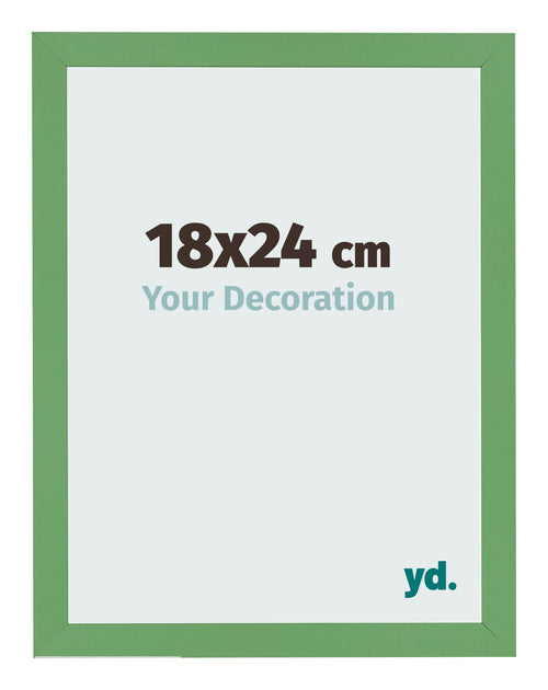Cornice 18x24 cm Verde MDF Bologna Davanti Dimensione | Yourdecoration.it