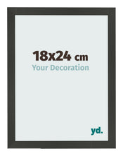 Cornice 18x24cm Antracite MDF Bologna Davanti Dimensione | Yourdecoration.it