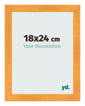 Cornice 18x24cm Arancione MDF Pisa Davanti Dimensione | Yourdecoration.it