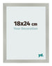 Cornice 18x24cm Argento Opaco MDF Bologna Davanti Dimensione | Yourdecoration.it