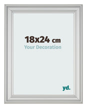 Cornice 18x24cm Argento Opaco MDF Lazio Davanti Dimensione | Yourdecoration.it