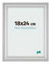 Cornice 18x24cm Argento Opaco MDF Lazio Davanti Dimensione | Yourdecoration.it
