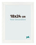 Cornice 18x24cm Bianco Vintage MDF Pisa Davanti Dimensione | Yourdecoration.it