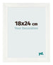 Cornice 18x24cm Bianco Vintage MDF Pisa Davanti Dimensione | Yourdecoration.it