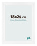 Cornice 18x24cm Bianco Vintage MDF Pisa Davanti Dimensione | Yourdecoration.it