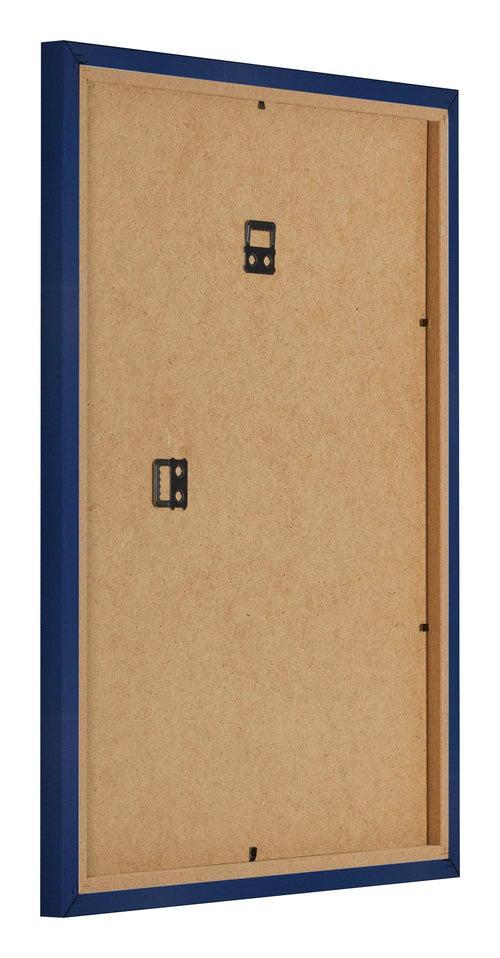 Cornice 18x24cm Blu Scuro Spazzato MDF Bologna Retro Obliquo | Yourdecoration.it
