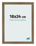 Cornice 18x24cm Bronzo Decorativo MDF Bologna Davanti Dimensione | Yourdecoration.it