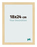 Cornice 18x24cm Faggio Decorativo MDF Bologna Davanti Dimensione | Yourdecoration.it