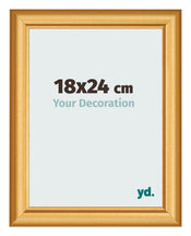 Cornice 18x24cm Oro Opaco MDF Lazio Davanti Dimensione | Yourdecoration.it