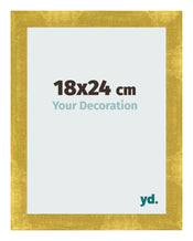 Cornice 18x24cm Oro Vintage MDF Pisa Davanti Dimensione | Yourdecoration.it