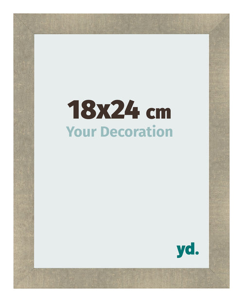 Cornice 18x24cm Oro Vintage MDF Pisa Davanti Dimensione | Yourdecoration.it