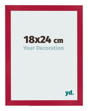 Cornice 18x24cm Rosso MDF Bologna Davanti Dimensione | Yourdecoration.it