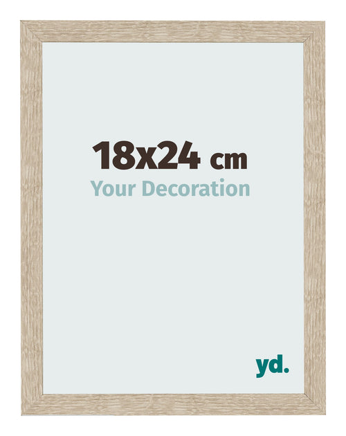 Cornice 18x24cm Rovere MDF Bologna Davanti Dimensione | Yourdecoration.it
