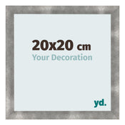 Cornice 20x20cm Metallo Vintage MDF Pisa Davanti Dimensione | Yourdecoration.it