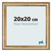 Cornice 20x20cm Oro Antico MDF Lazio Davanti Dimensione | Yourdecoration.it