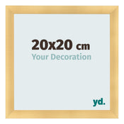 Cornice 20x20cm Oro Vintage MDF Pisa Davanti Dimensione | Yourdecoration.it