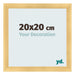 Cornice 20x20cm Oro Vintage MDF Pisa Davanti Dimensione | Yourdecoration.it