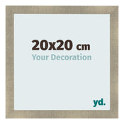 Cornice 20x20cm Oro Vintage MDF Pisa Davanti Dimensione | Yourdecoration.it