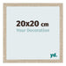 Cornice 20x20cm Rovere MDF Bologna Davanti Dimensione | Yourdecoration.it