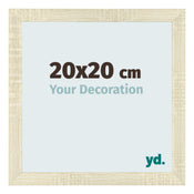 Cornice 20x20cm Rovere MDF Pisa Davanti Dimensione | Yourdecoration.it