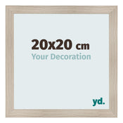 Cornice 20x20cm Rovere Rustico MDF Pisa Davanti Dimensione | Yourdecoration.it
