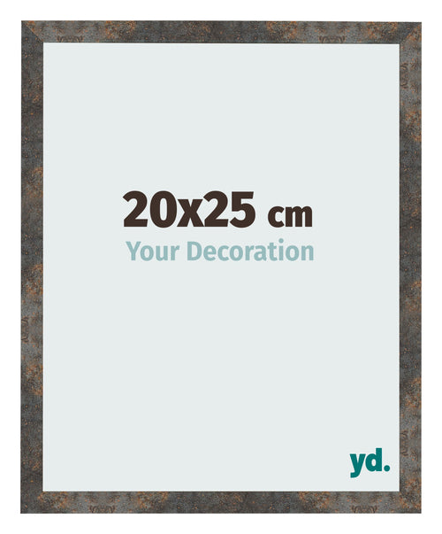 Cornice 20x25 cm Metallo Ossidato MDF Bologna Davanti Dimensione | Yourdecoration.it