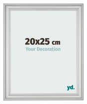 Cornice 20x25cm Argento Opaco MDF Lazio Davanti Dimensione | Yourdecoration.it