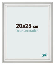 Cornice 20x25cm Bianco Spazzato MDF Lazio Davanti Dimensione | Yourdecoration.it