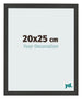 Cornice 20x25cm Grana Di Legno Nero MDF Bologna Davanti Dimensione | Yourdecoration.it