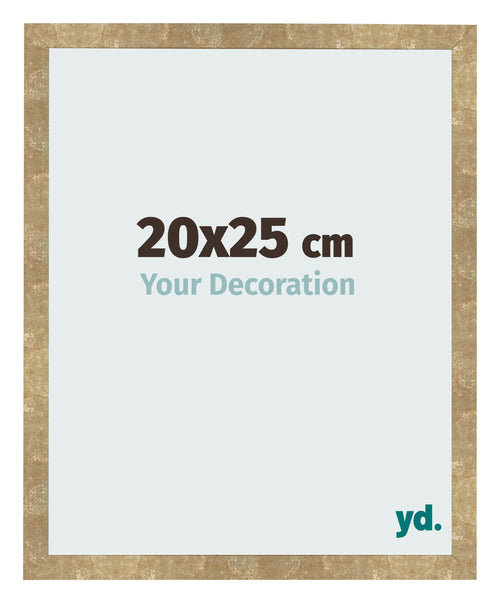 Cornice 20x25cm Oro Antico MDF Bologna Davanti Dimensione | Yourdecoration.it
