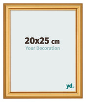 Cornice 20x25cm Oro Opaco MDF Lazio Davanti Dimensione | Yourdecoration.it